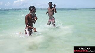 Fun Ocean Adventures to Hardcore Black Twink Fuck