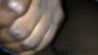 Gay Black Cousin Blows His Glistening BBC Shaft